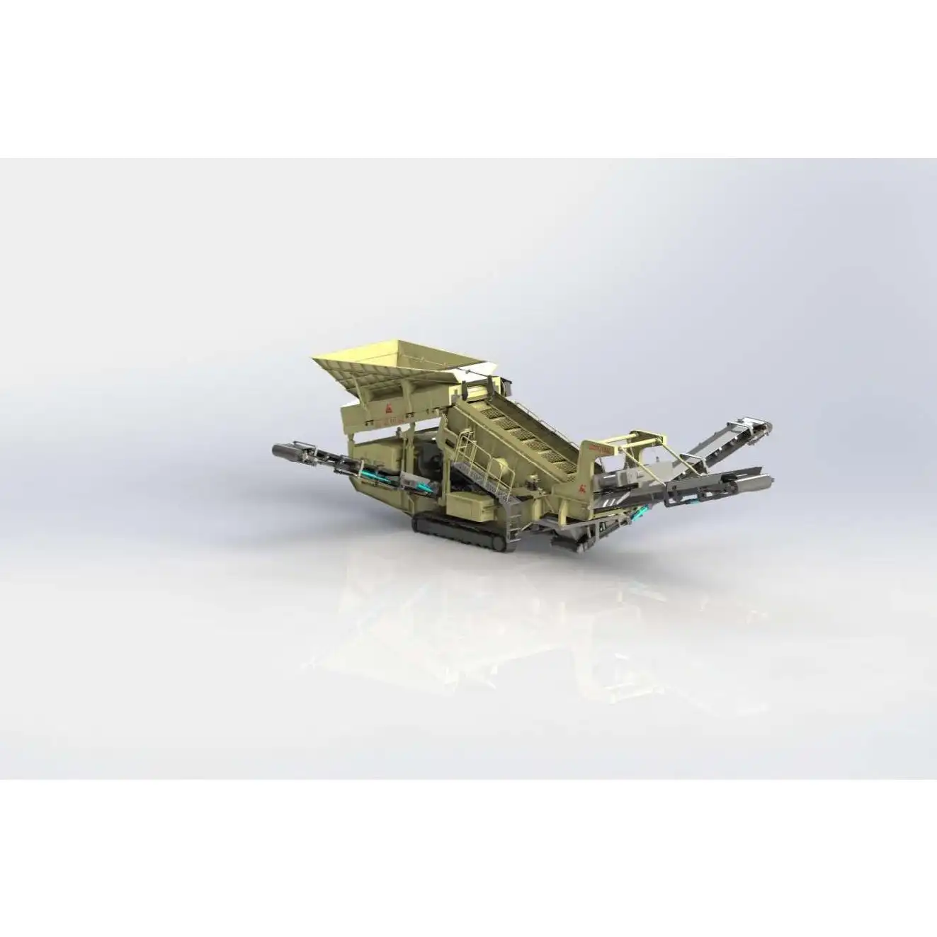 LD2YKJ1550Z Mobile Heavy-Duty Vibrating Screen