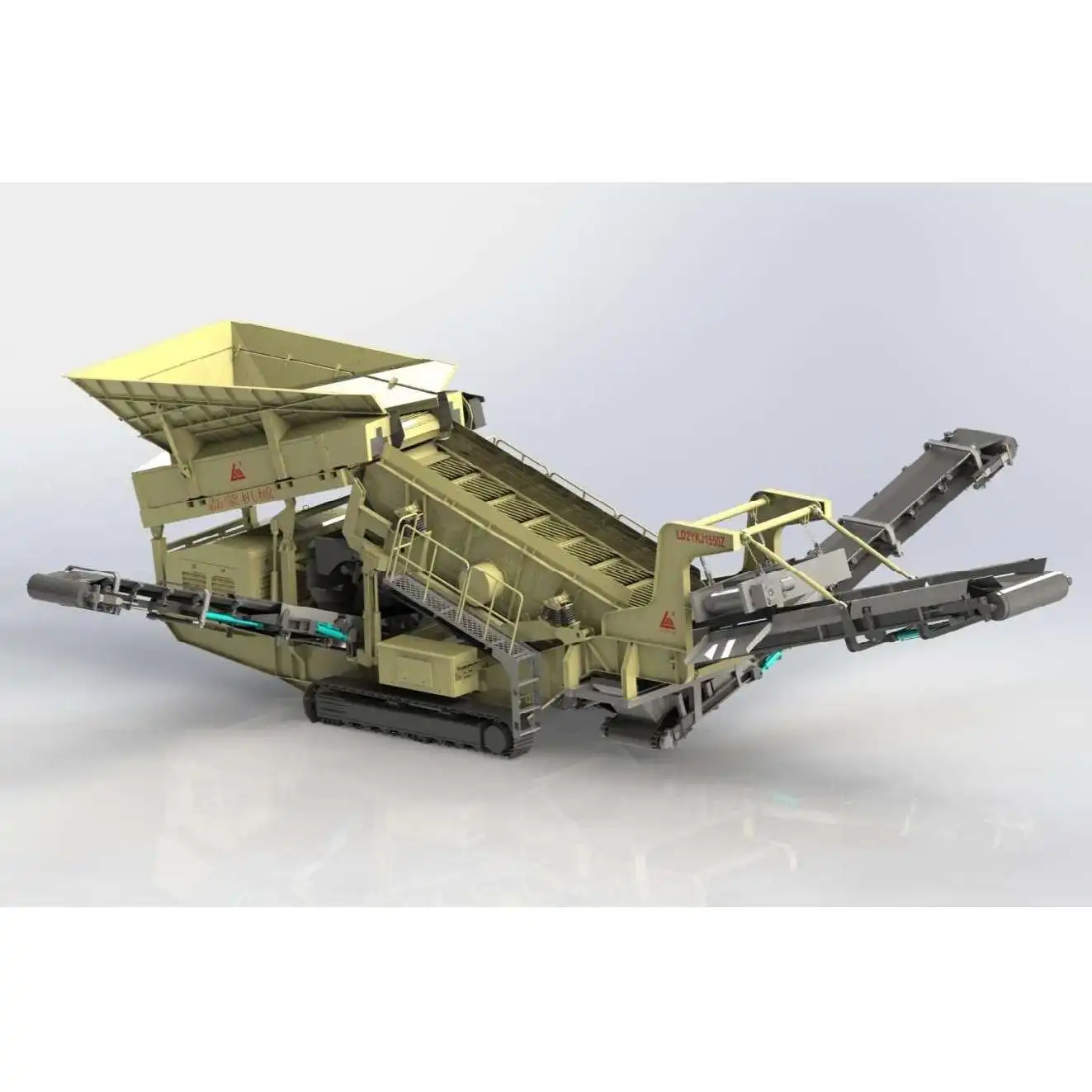 LD2YKJ1550Z Mobile Heavy-Duty Vibrating Screen