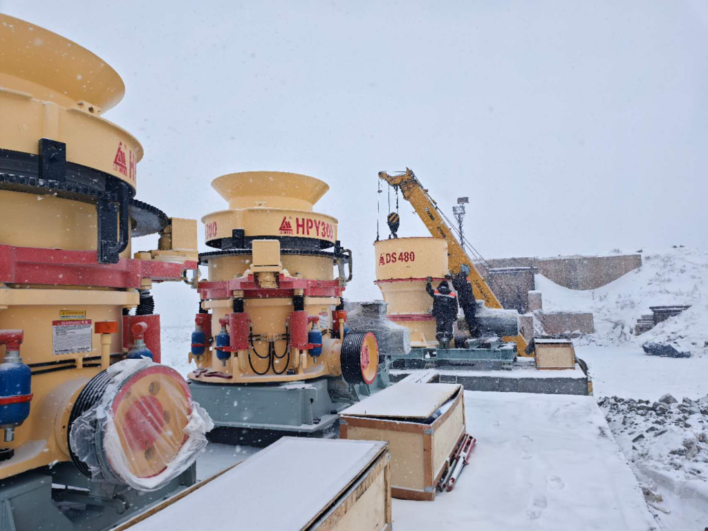 Extreme climate crushing equipment in Kazakhstan mining project