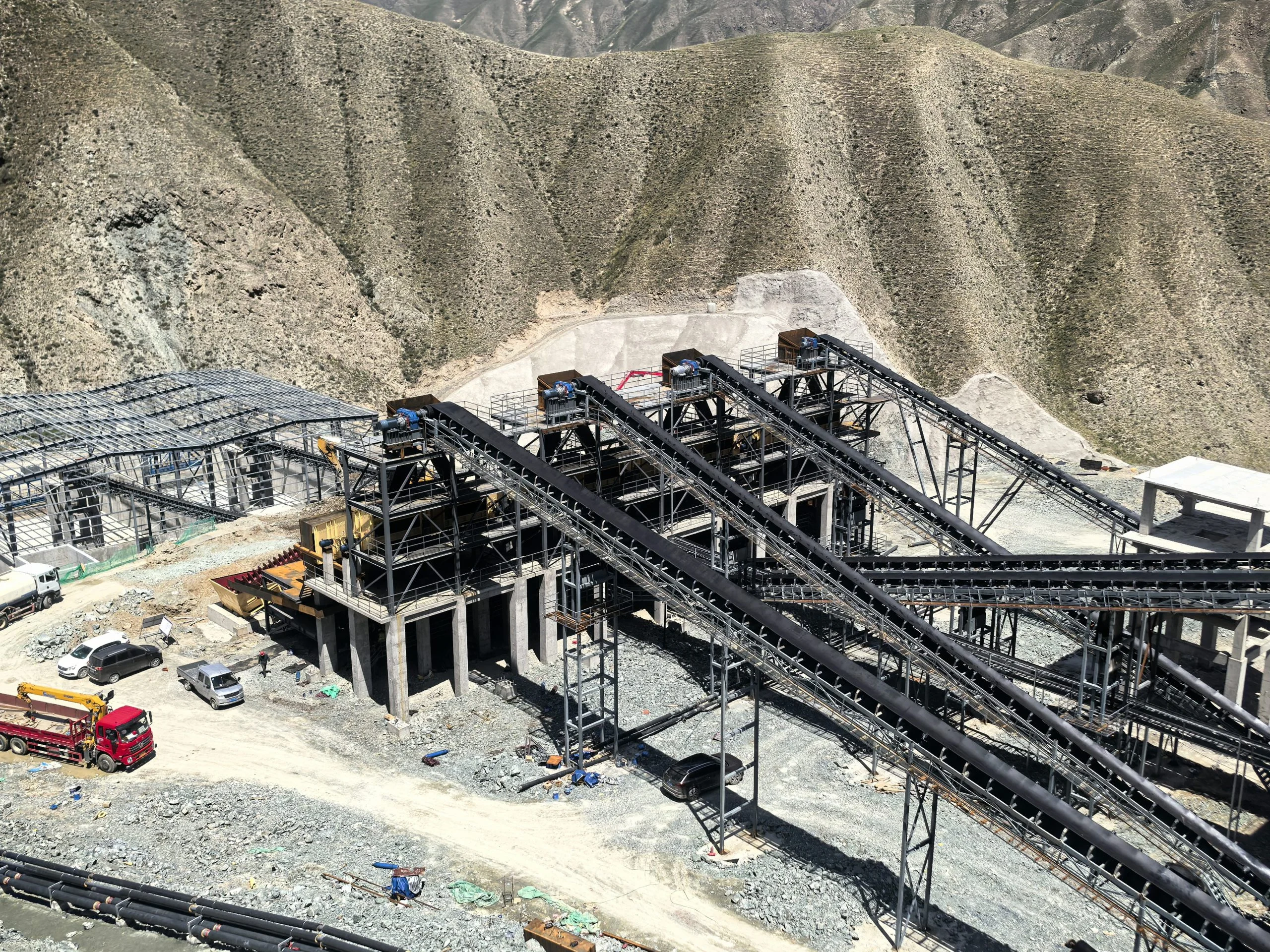 1000 TPH Tuff Aggregate Line in Gansu